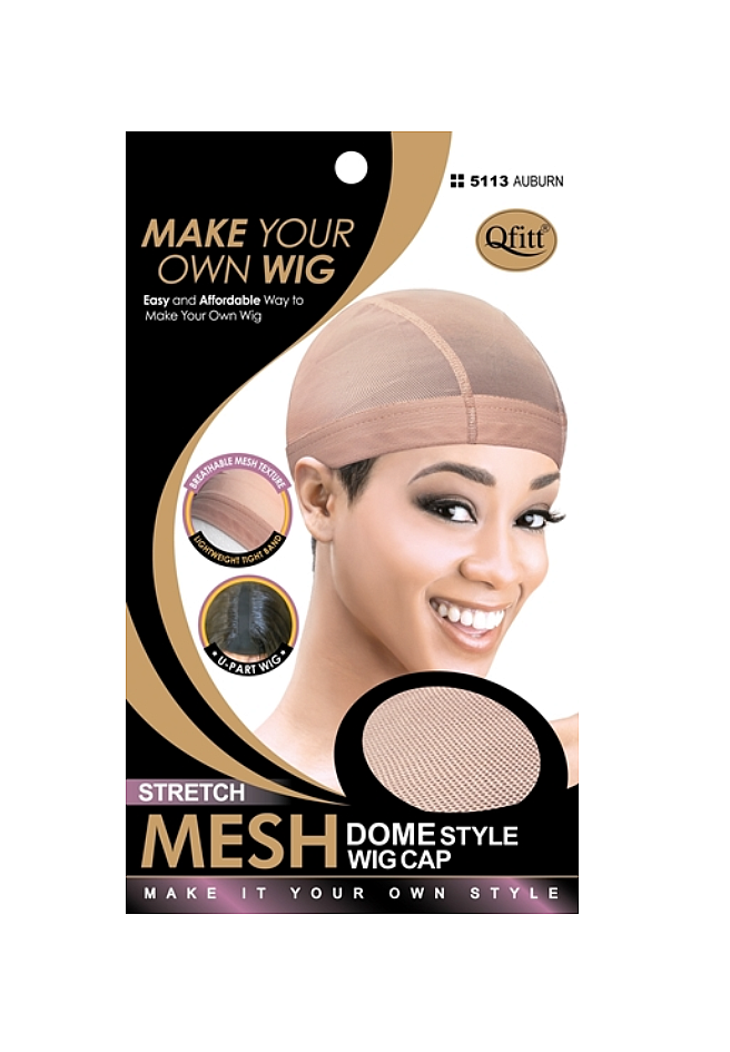 Qfitt STRETCH MESH DOME STYLE WIG CAP 1pcs