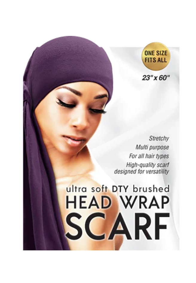 Qfitt Ultra Soft Dty Brushed Head Wrap Scarf 1pcs