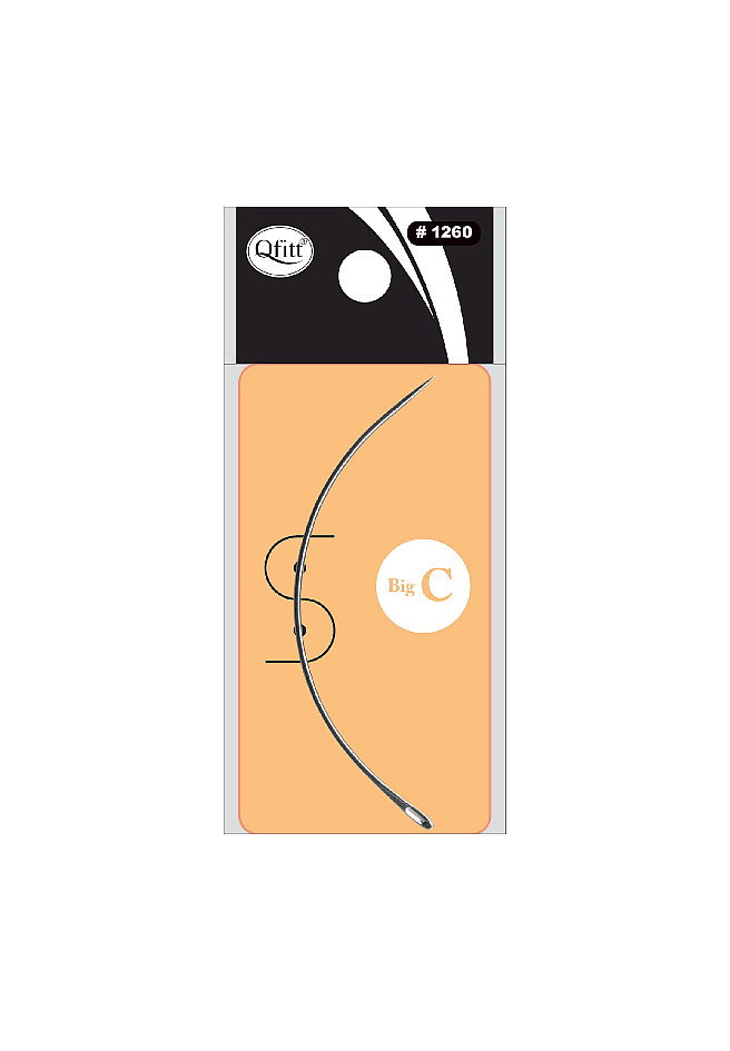 Qfitt WEAVING NEEDLE BIG C TYPE (1260) 1pcs