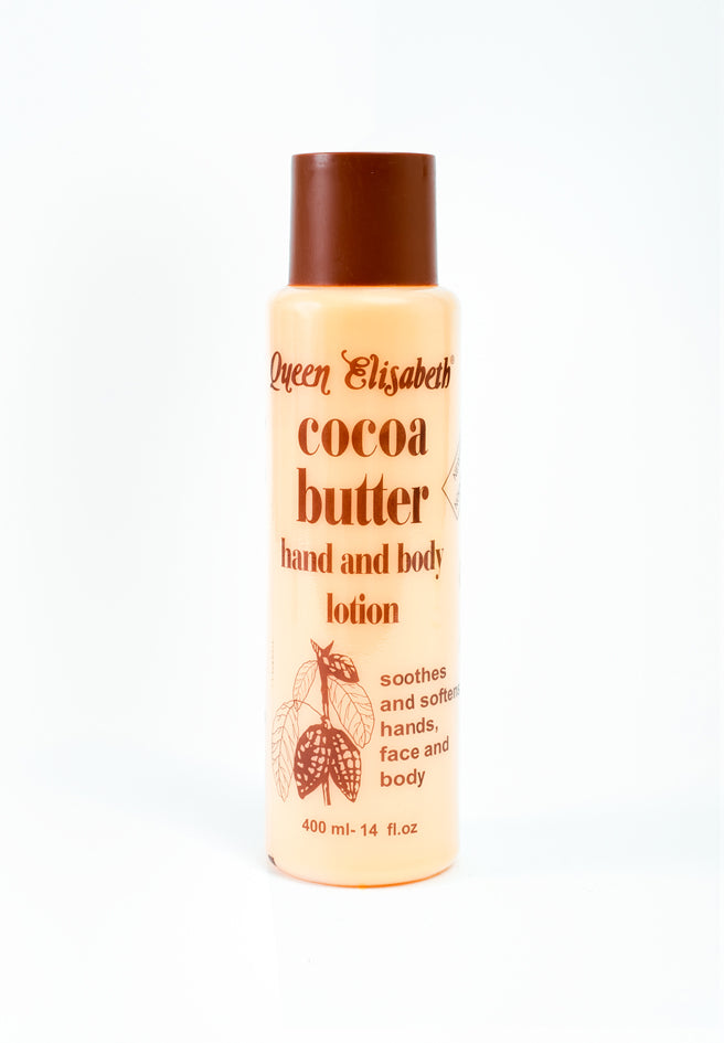 Queen Elisabeth Cocoa Butter Hand and Body Lotion 400ml