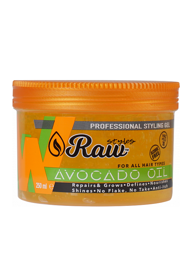Raw Raw Styling Gel Avocado Oil 250ml