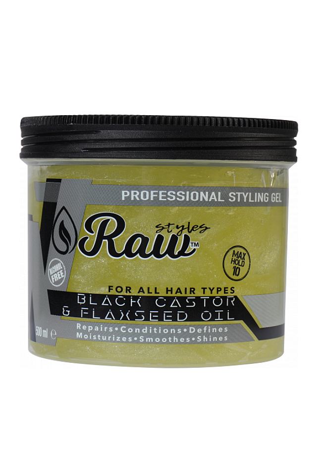 Raw Styling Gel Black Castor