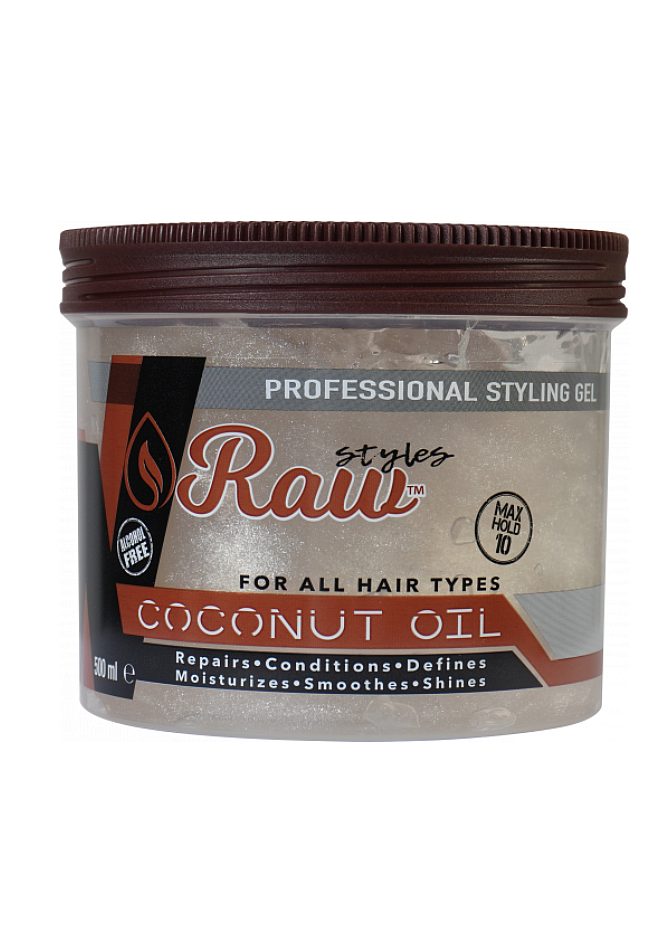 Raw Styling Gel Coconut Oil 500ml