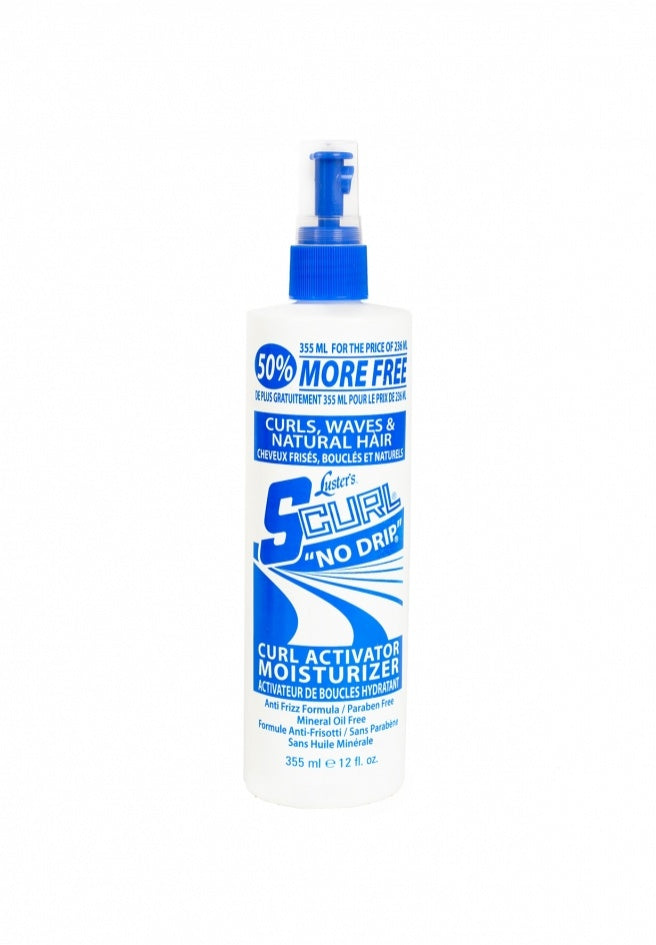 S-Curl No Drip Activator and Moisturizer Spray with Vitamin B5 350ml/12oz