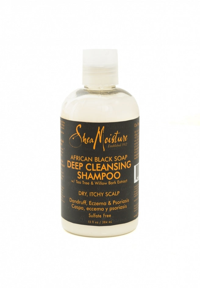 Shea Moisture African Black Soap Deep Cleansing Shampoo 384ml