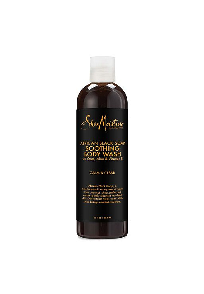 Shea Moisture African Black Soap Smoothing Body Wash 384ml/13oz