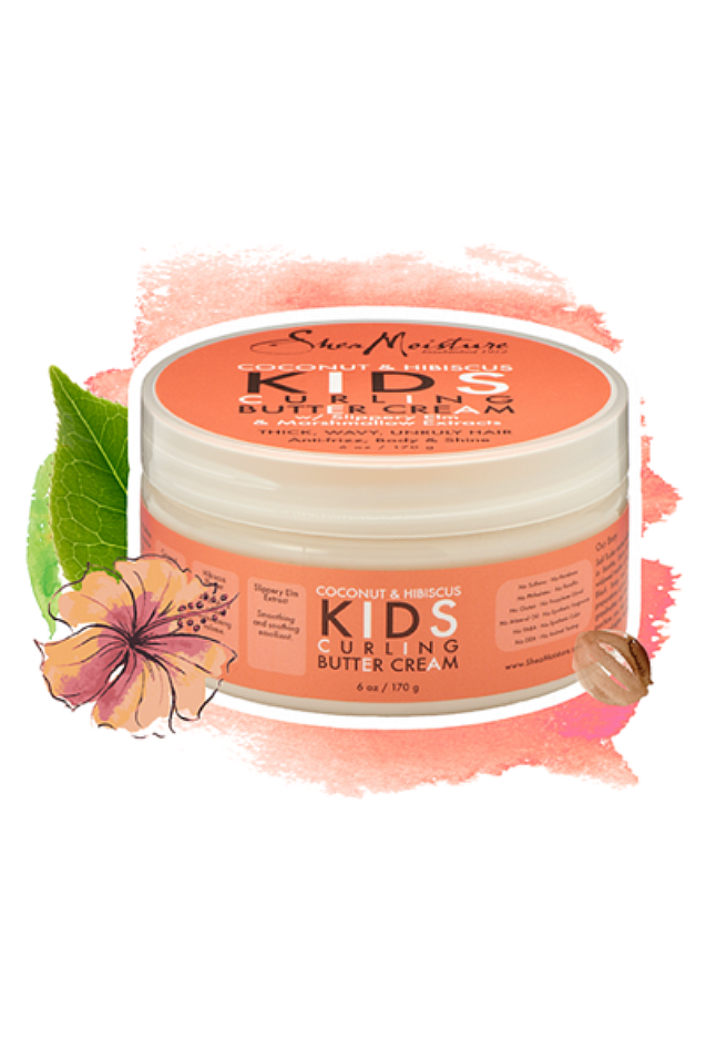 Shea Moisture Coconut&Hibiscus Kids Curling Butter Cream 170g/6oz