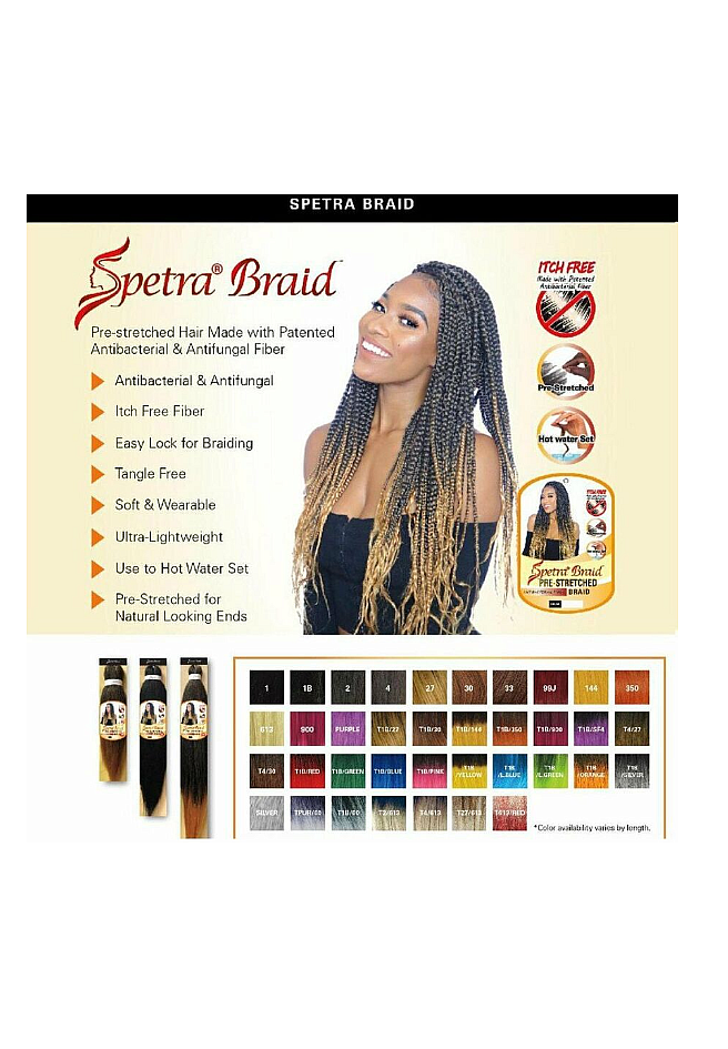 Spetra Braids Spetra Braids Pre-Stretched 1pcs