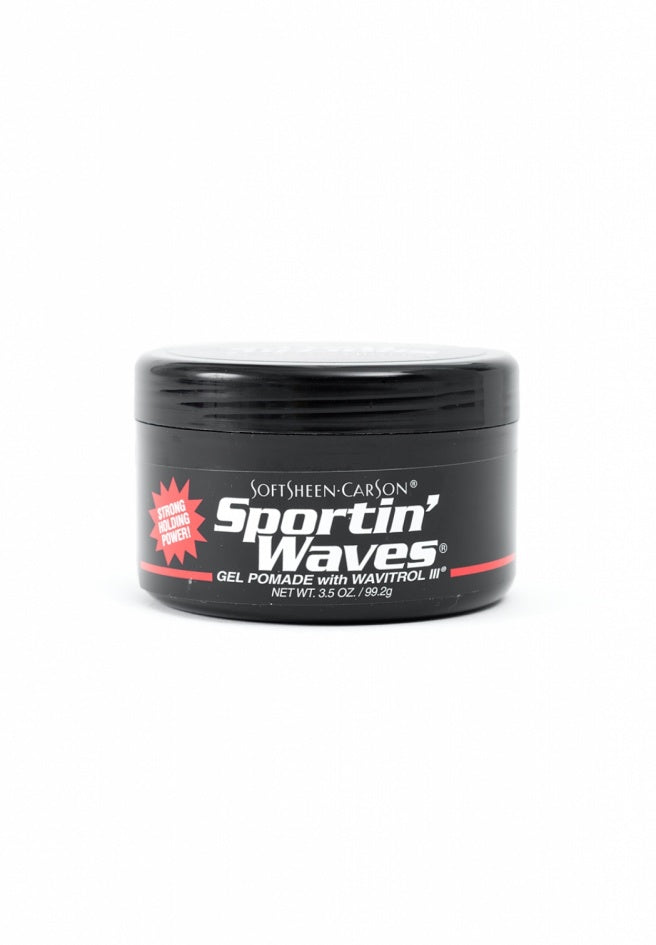 Sportin`Waves Gel-Pommade with Wavitrol `Black` 100ml/3.5oz