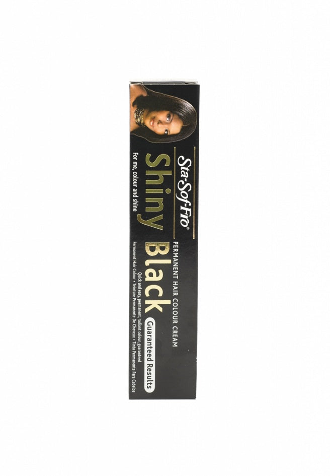 Sta-Sof-Fro Shiny Black Permanent Hair Colour Cream 25ml