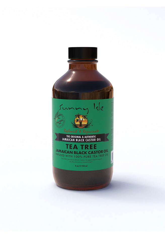Sunny Isle Jamaican Black Castor Oil with Tea Tree Oil 118ml/4oz
