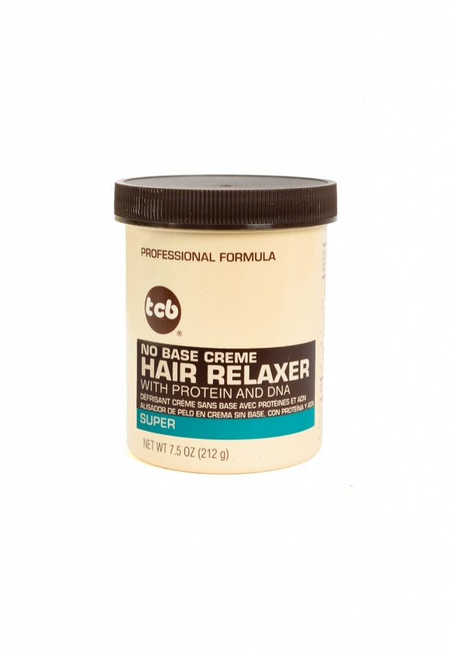 TCB No Base Cream Hair Relaxer with Protein and DNA, `Super`
