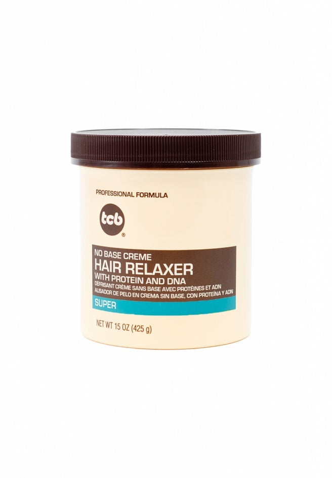 TCB No Base Cream Hair Relaxer with Protein and DNA, `Super`