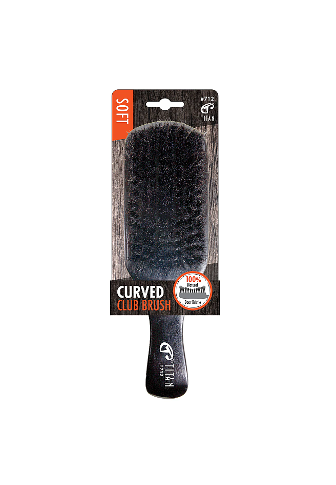 Titan Curved Club Brush Soft (712) 1pcs
