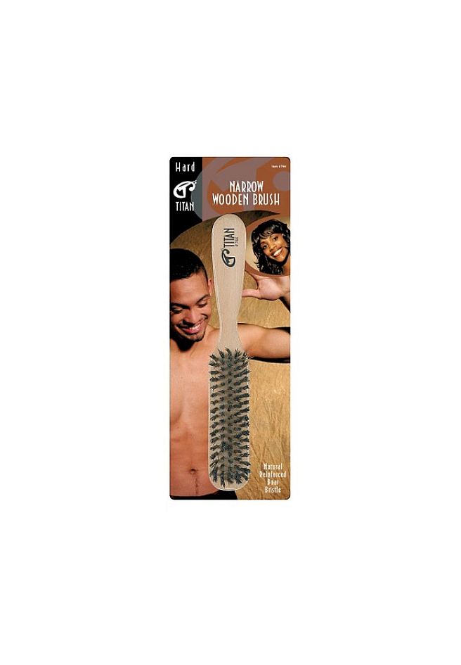 Titan Narrow Wooden Brush 1pcs