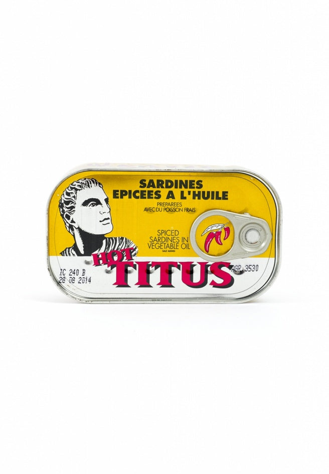 Titus Spiced Hot Sardines 125g