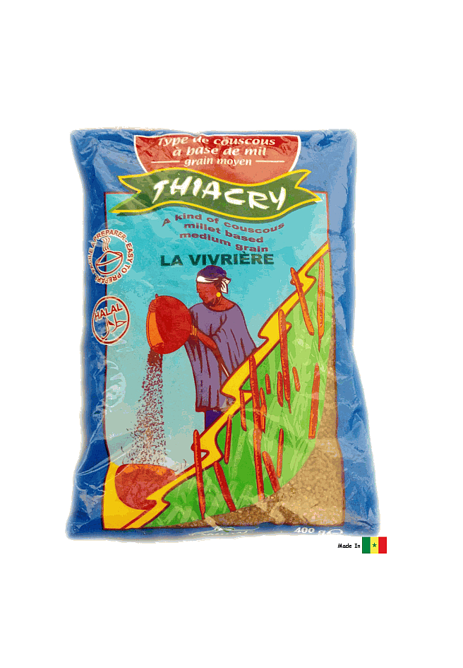 WiiW Thiacry Millet Couscous Medium Grains 400g